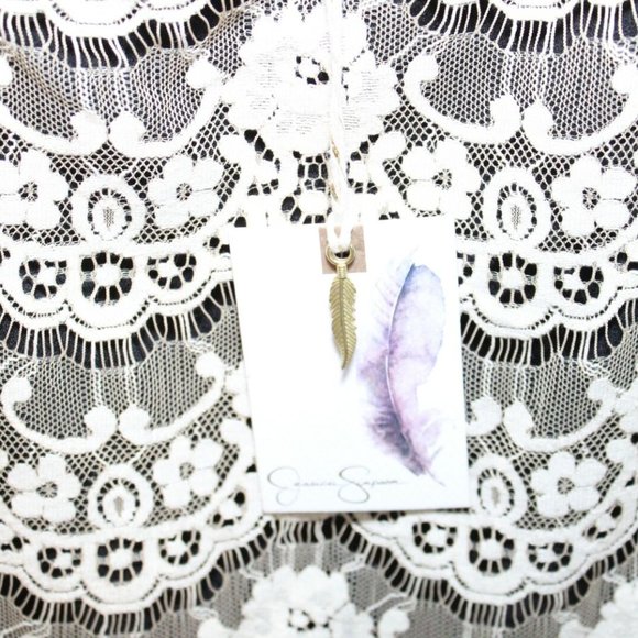 Jessica Simpson Layered Lace Sheath Dress H10835 - Picture 5 of 10